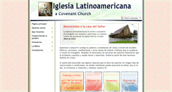 Desktop Screenshot of iglesialatinoamericana.org